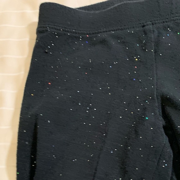 Cat & Jack sparkle black leggings - Picture 3 of 4